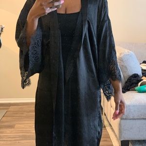 Black Victoria’s Secret robe